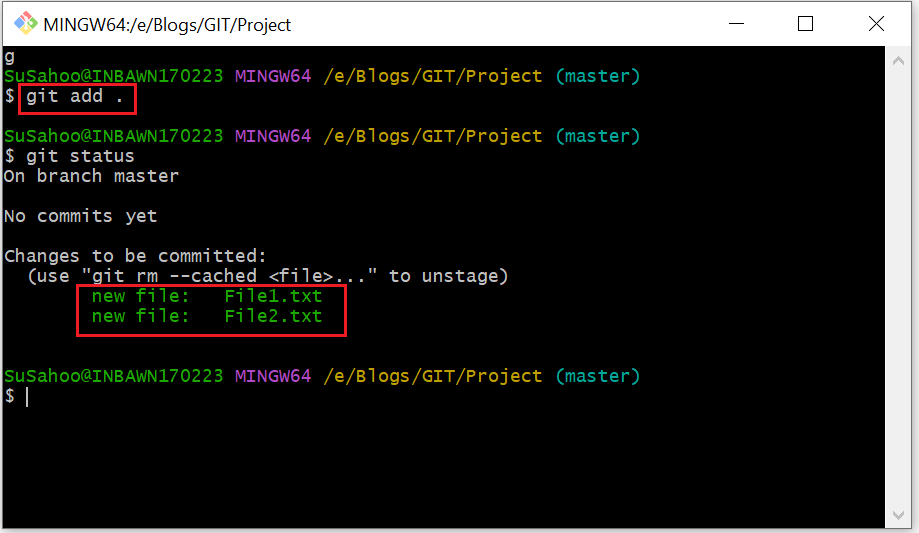 GIT How To Check Status Of Your Files? Praudyog