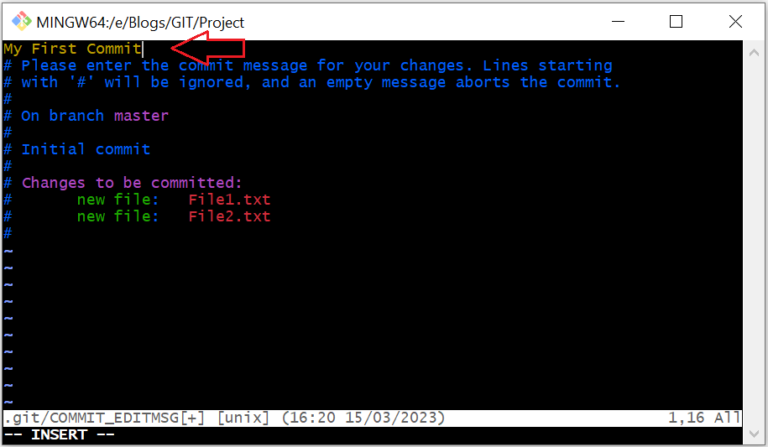 GIT – How To Commit Your Changes ? – Praudyog