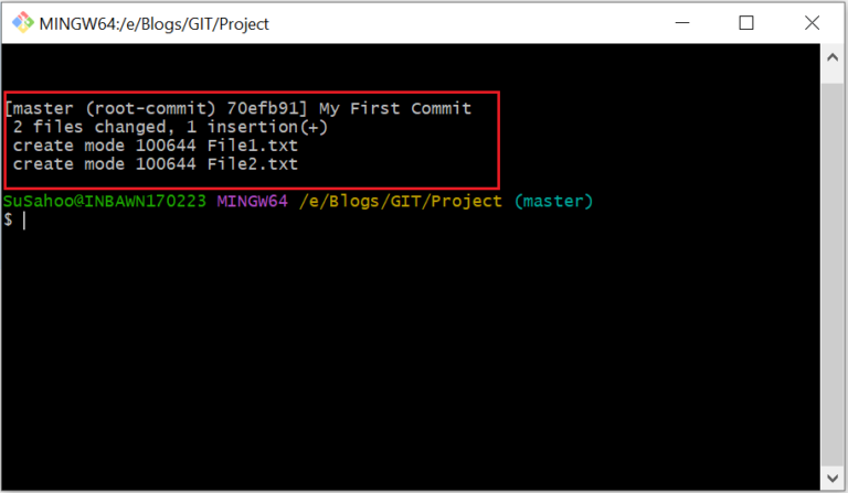 GIT – How To Commit Your Changes ? – Praudyog