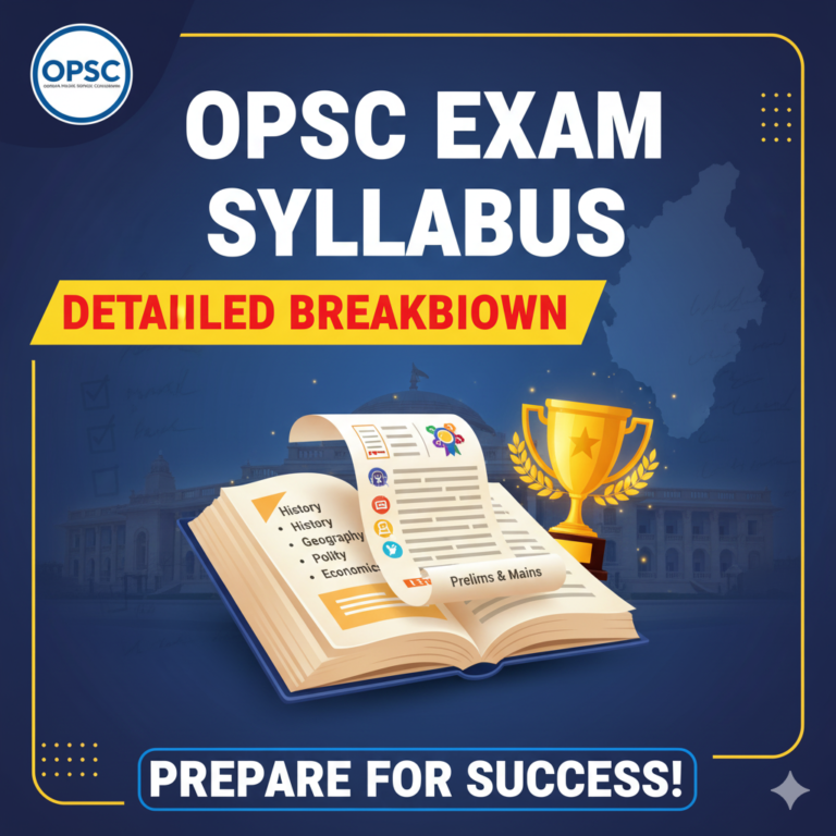 OPSC – A Complete Syllabus