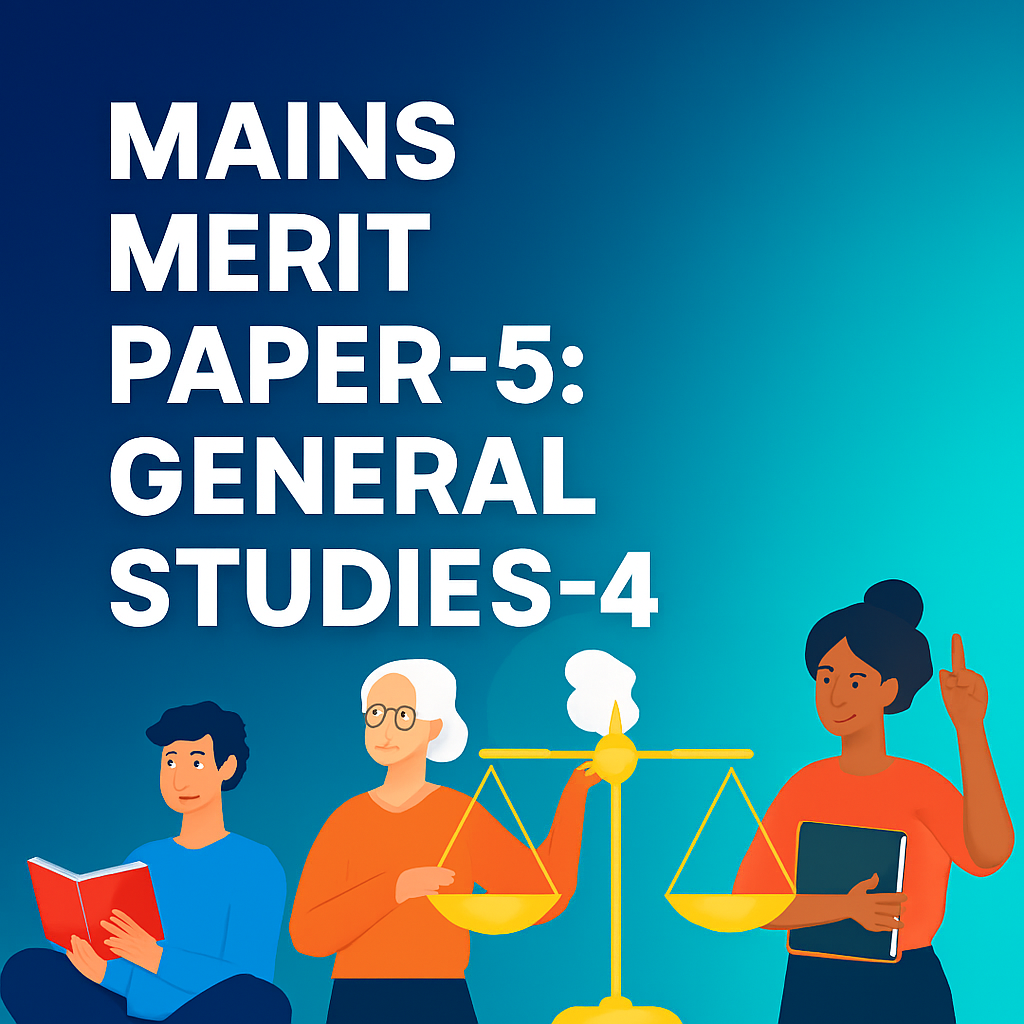 OPSC – Mains Merit Paper – 5 : General Studies – 4