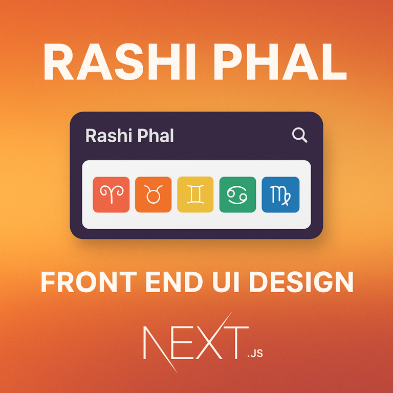 Rashi Phal – Next.js Project Folder Setup