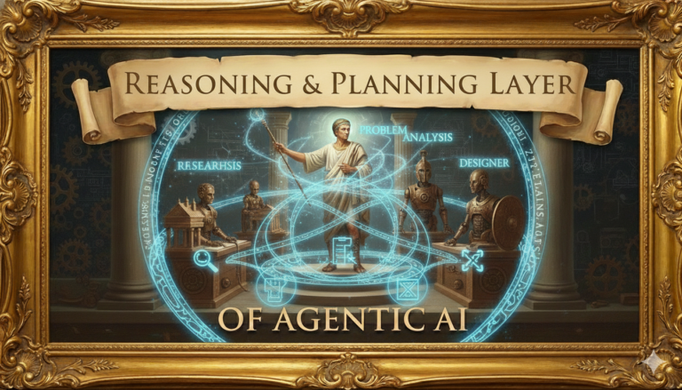 Agentic AI – Reasoning & Planning Layer (Inside the Agent) Of Agentic AI.