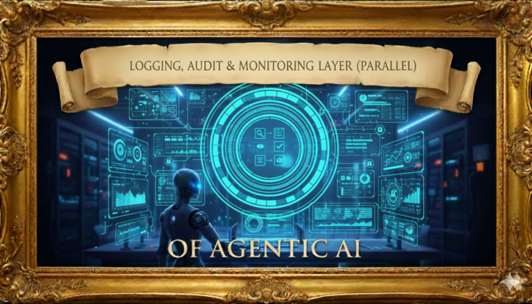Agentic AI – Logging, Audit & Monitoring Layer (Parallel) Of Agentic AI.