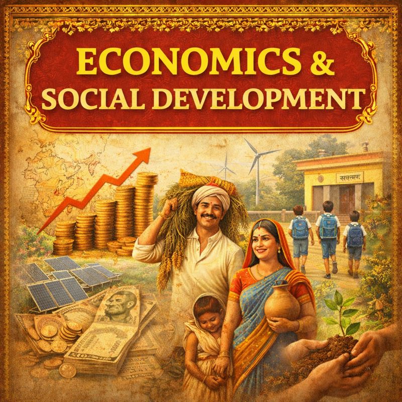 OPSC – Prelim Paper – 1: Economics & Social Development Syllabus